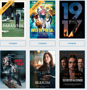 Cartelera, cine, supercines